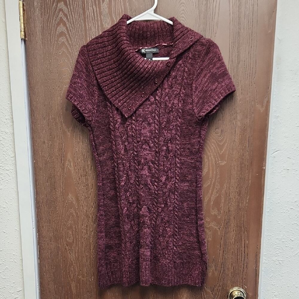 INC International Concepts Maroon Cowl Neck Sweater